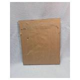 Victorian Era Theatrical Scene Print in Ornate Frame