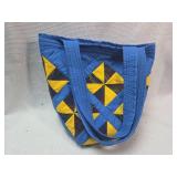 Handmade Star Pattern Quilted Tote Bag