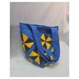 Handmade Star Pattern Quilted Tote Bag