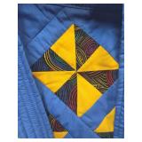 Handmade Star Pattern Quilted Tote Bag