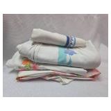 Vintage Tableclothes and sheet set