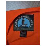 Master Sportsman Orange Safety Vest with Warning Signs