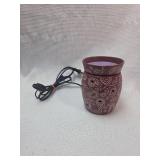 SCENTSY Burgundy Paisley Electric Wax Warmer