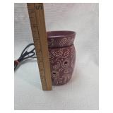 SCENTSY Burgundy Paisley Electric Wax Warmer