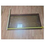 Massive Wooden Display Case Frame 48x24