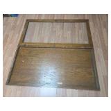 Massive Wooden Display Case Frame 48x24