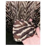 French Sunday Brown Ikat Print cover jacket Size 14/16
