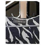 Elementz Zebra Print see through blouse top or swim cover