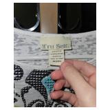 Fleur Self White T-Shirt with Decorative Pattern