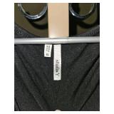 Studio Y Black Sleeveless Draped Top XL