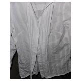 Christopher & Banks White Striped Button Down Shirt