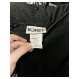 Koret Black Wool Blend Skirt Size 14
