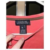 Jones New York Signature Coral T-Shirt XL