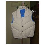 Puffer Vest with Blue Interior
