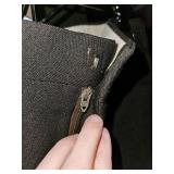 Pleated Dark Grey Dress Pants