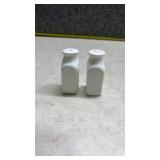 White Porcelain Salt and Pepper Shakers (SS)
