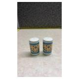 Southwest Style Ceramic Salt and Pepper Shakers. (SS)