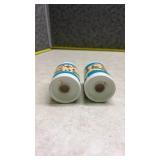Southwest Style Ceramic Salt and Pepper Shakers. (SS)