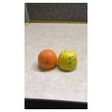 Decorative Ceramic Citrus Salt and Pepper Shakers(SS)