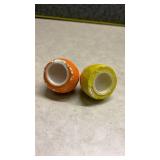 Decorative Ceramic Citrus Salt and Pepper Shakers(SS)