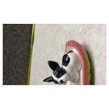 Boston Terrier Salt and Pepper Shaker Set with Decorative Bowl(SS)