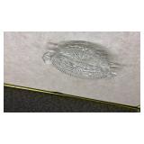 Crystal Cut Glass Serving Bowl