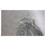 Crystal Cut Glass Serving Bowl