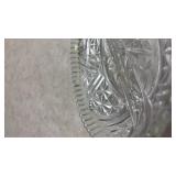 Crystal Cut Glass Serving Bowl