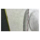 40th Anniversary Crystal Glass Serving Platter with Red Trim