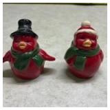 Red Cardinal Salt and Pepper Shakers(SS)