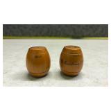 Wooden Barrel Yellowstone Park Salt and Pepper Shakers(SS)