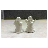 White Ceramic Angel Salt and Pepper Shakers (SS)