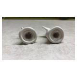 White Ceramic Angel Salt and Pepper Shakers (SS)