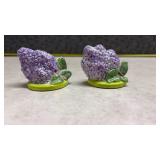 Lilac Flower Salt and Pepper Shakers(SS)