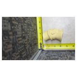 Ivory-Colored Ceramic Face Salt and Pepper Shakers(SS)