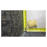 Ivory-Colored Ceramic Face Salt and Pepper Shakers(SS)