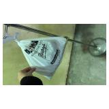 White Metal Bird Cage with Stand