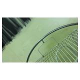 White Metal Bird Cage with Stand