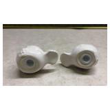 White Ceramic Birds Salt and Pepper Shakers(SS)