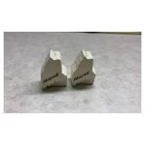 Maine State Shaped Ceramic Salt & Pepper Shakers(SS)