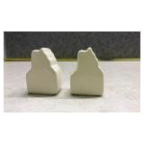 Maine State Shaped Ceramic Salt & Pepper Shakers(SS)
