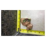 Brown Bear Salt and Pepper Shakers with Holly Design(SS)