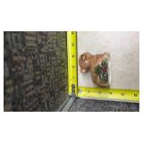 Brown Bear Salt and Pepper Shakers with Holly Design(SS)