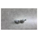 White Ceramic Statue of Liberty Salt and Pepper Shakers(SS)