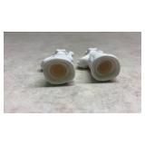 White Ceramic Statue of Liberty Salt and Pepper Shakers(SS)