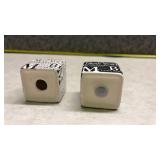 New York City Typography Salt and Pepper Shakers(SS)