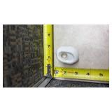 White Ceramic Hope & Smile Salt and Pepper Shakers (SS)