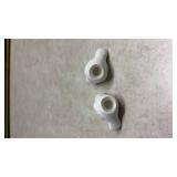 Mini Ceramic White Birds Salt and Pepper Shakers(SS)