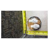 Mini Ceramic White Birds Salt and Pepper Shakers(SS)