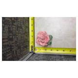 Pink Ceramic Rose Salt and Pepper Shakers